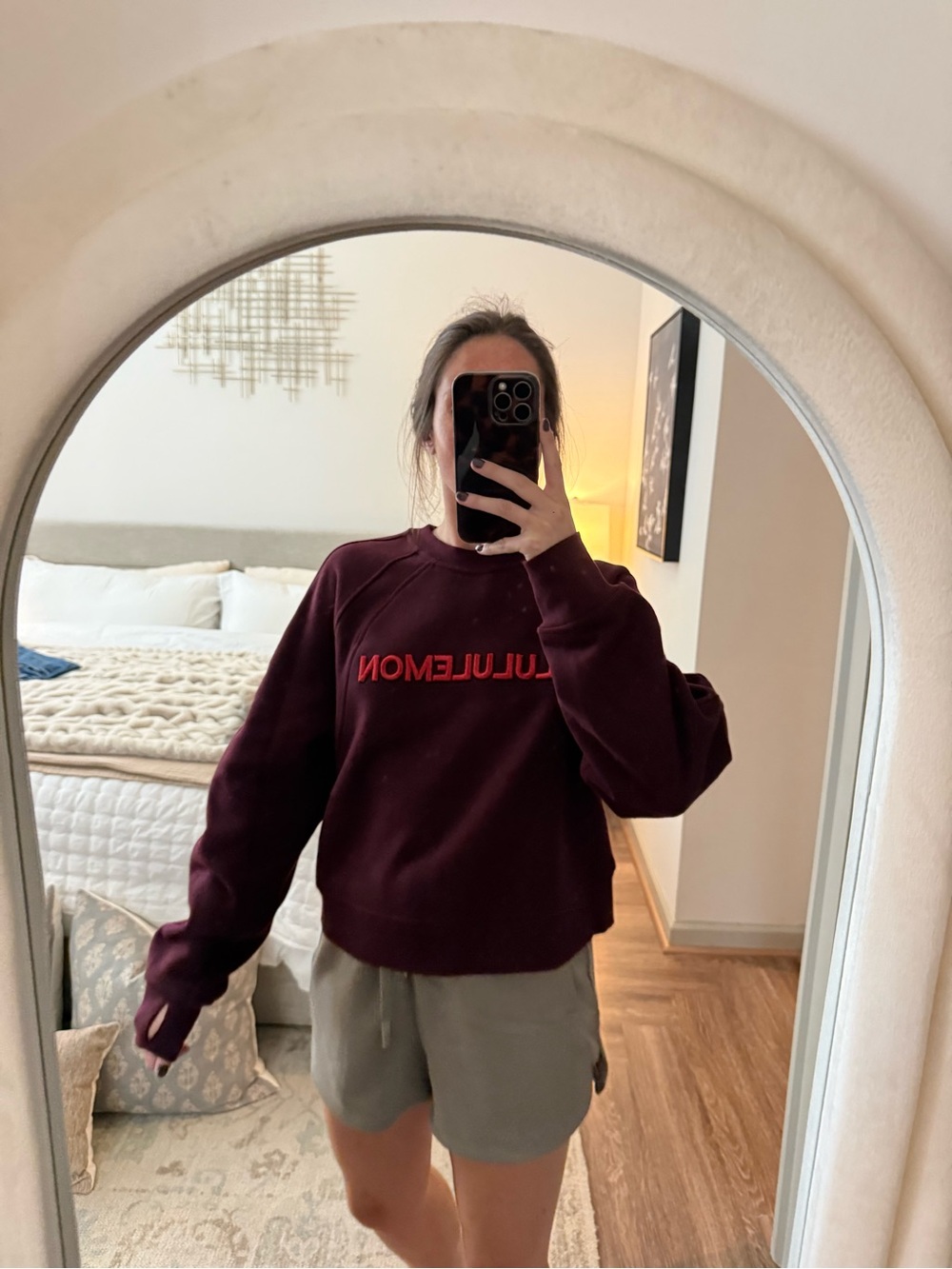 lululemon athletica Scuba Oversized Sweatshirt - Garnet - Picture 2 of 6